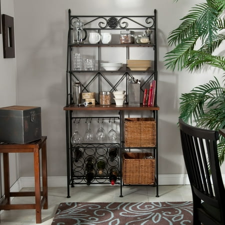 Belham Living Solano Bakers Rack with Baskets