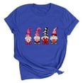 thumbnail image 4 of qucoqpe Women's Valentine's Day Tops Love Heart Printed Tee Crew Neck Short Sleeve T-shirs, 4 of 5