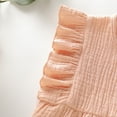 thumbnail image 6 of 9 Months Baby Girls Clothes 12 Months Girls Romper Solid Color Infant Girls Sleeveless Bodysuit Onesies Pink, 6 of 7