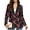 Christmas Candy Cane, variant on Psesaysky Fall Maple Leaves Plus Size Blazers for Women Work Office Suits, Open Front Long Sleeve Business Jackets with Pockets, One Button Slim Fit Casual Blazer Coat, Lightweight Trendy Outerwear