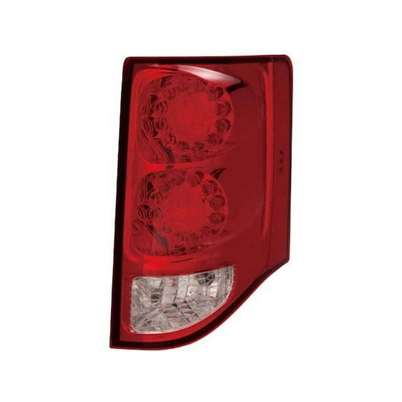 Right Passenger Side Tail Light Assembly - Compatible with 2011 - 2019 Dodge Grand Caravan 2012 2013 2014 2015 2016 2017 2018