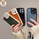 thumbnail image 2 of Funda De Piel Completa Para IPhone 11 12 13 Pro Max 14 Plus Con Patrón De Letras, 2 of 4