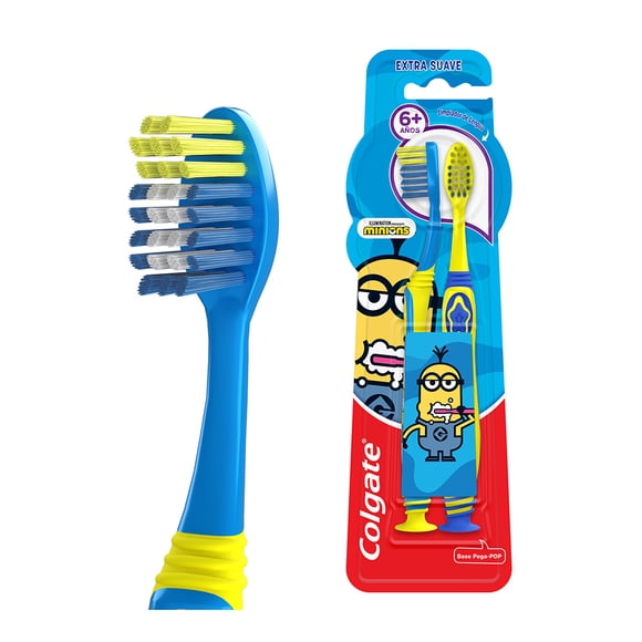 Cepillo Dental Infantil Colgate Minions 6+ años 2 Pzas