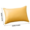 thumbnail image 3 of Outdoor Pillow Cover Waterproof, Gaqring Modern Solid Color Rectangle Cushion Backrest, Durable Weather Resistant Fabric for Patio Poolside 11.8x19.7in, 3 of 7