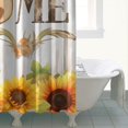 thumbnail image 4 of Farmhouse Sunflower Home Shower Curtains,Washable Bath Curtain with Hooks Friendly Polyester Fabric Bathroom Curtains for Halloween Thansgiving Christmas Hotel Dorm, 4 of 5