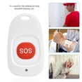 thumbnail image 4 of Botón de Alarma de pánico Inalámbrico, Sistema de alerta de seguridad para el hogar, SOS Alarma portátil para personas mayores Unbranded AF02392, 4 of 7
