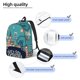 thumbnail image 3 of Disketp Let's go Travel Mochila de Lona Estampada, Mochila Escolar de Viaje Ligera para Estudiantes y Portátil-Medium, 3 of 5