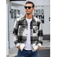 thumbnail image 2 of 1PCS warm plaid autumn and winter style-black, 2 of 5