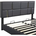 thumbnail image 5 of Queen Size Upholstered Platform Bed with Hydraulic Storage System,No Box Spring Needed, 5 of 7
