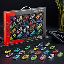 20-Piece Inertia Toy Cars, Alloy & Plastic Racing Cars, No Battery Needed Skidding Cars, Toddler Travel Toys, Boys & Girls Gift, Party Favor Vehicle Set