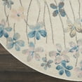 thumbnail image 4 of Nourison Tranquil Floral Ivory 5'3" x ROUND Area Rug, (5 Round), 4 of 8
