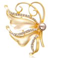 thumbnail image 2 of Broche de Bodas Chapado en de Imitación Joyas de Cristal Mariposa para s Mujeres Zulema  Broche de diamantes de imitación, 2 of 8