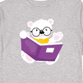 thumbnail image 4 of Inktastic Bear Going to School, Polar Bear, Cute Bear, Books Boys or Girls Long Sleeve Toddler T-Shirt, 4 of 5