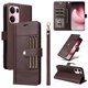 thumbnail image 1 of FOXDOCK Funda tipo Cartera para OPPO Reno 14 Pro 5G – Cubierta de Cuero PU con Múltiples Ranuras, Bolsillo para Efectivo y Correa de Muñeca, 1 of 6