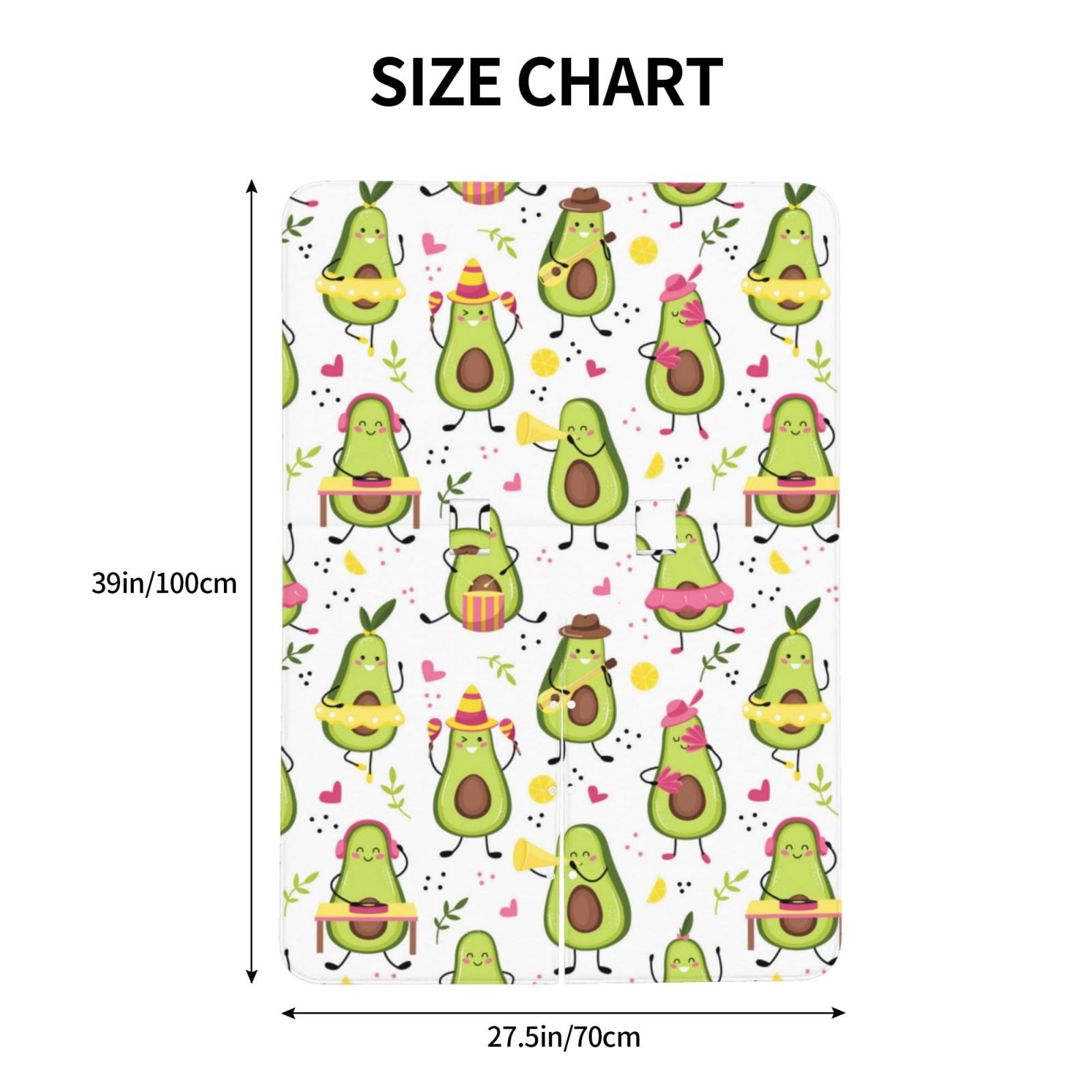 Naloa Avocado Playing Music Baby Car Seat Cover, Breathable Baby Carrier Cover, Multiuse Baby Carrier Cover & Nursing Breastfeeding Cover