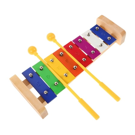 FESTFENDS Xylophone Wooden Multi Color for Cognitive Development 1Set