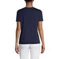 thumbnail image 2 of Lands' End Women's Relaxed Supima Cotton Crew Neck T-Shirt, 2 of 5