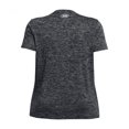 thumbnail image 2 of Camiseta Under Armour Tech Twist con cuello en V para mujer, 2 unidades, color blanco y negro, 2 of 2
