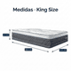 thumbnail image 2 of Colchon King Size Restonic Confort Ortopédico Anti-Estrés, 2 of 8