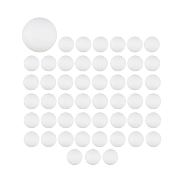 blocloalo Ball Sports 50pcs Table Tennis Premium Training Pool Seamless Plastic Ping Pong Balls Bulk White