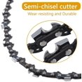 thumbnail image 5 of AC-R34 Semi Chisel Chainsaw Chain for 8 inch Bar .043" Gauge 3/8 inch Low Profile Pitch, 34 Drive Links Low Kickback Fits Oregon, Poulan, Remington Ryobi Craftsman 2-Pack, 5 of 7