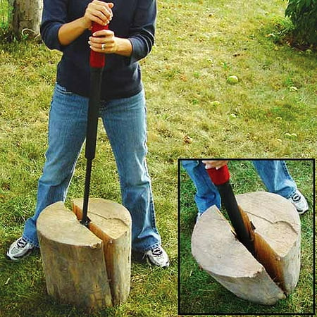 TruePower Firewood & Log Splitter - Safe & Easy Hammer
