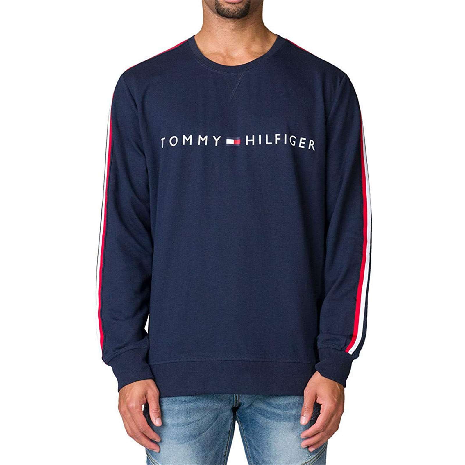 Tommy Hilfiger - Tommy Hilfiger Men Logo Pullover Essentials Tee ...