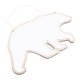thumbnail image 5 of Espejo acrílico con forma de oso para decoración de pared, pegatinas de animales de la selva, arte de pared de estilo nórdico para dormitorio infantil, guardería, habitación infantil, 5 of 8