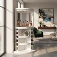 thumbnail image 2 of Cantina blanca bar moderna esquinera mueble para botellas, 2 of 6