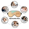 thumbnail image 7 of Goofa Beach Footprint Printed Sleep Eye Mask for Men Women, Zero Eye Pressure Sleeping Mask, Light Blocking Night Blindfold, Soft Eye Shade Cover, 7 of 7