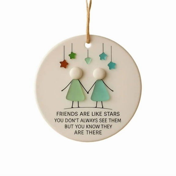 CuiLiyq Sea Glass Art Ornament, Hanging Seaglass Ornaments, Artificial Pet Sea Glass Christmas Ornaments, Memorial Ornaments, for Holiday Party Home Decor