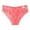 Watermelon Red, variant on GEWSEY Women's Thongs, T Back Low Waist See Through Panties Cotton Seamless Lace Thongs for Women ( Red, L)