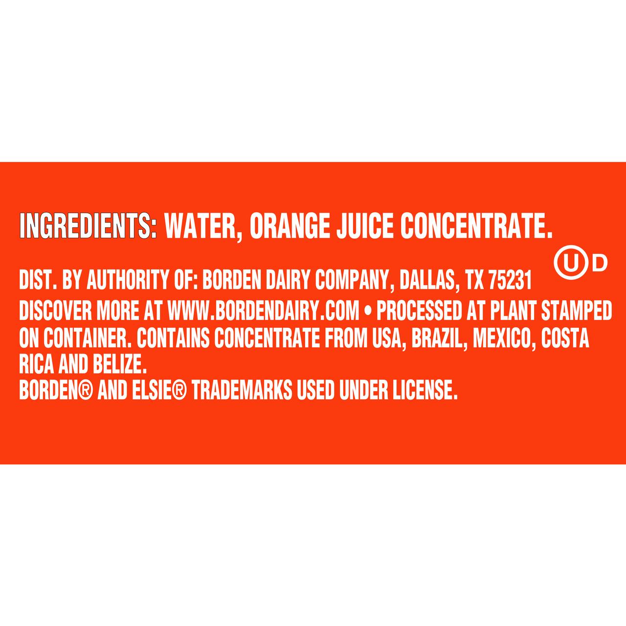 Borden Orange Juice, 1 Half Gallon Bottle, Smooth