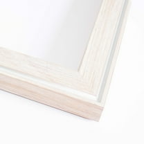 38x26 Frame White Solid Wood Picture Frame Width 1.25 Inches | Interior Frame Depth 0.6875 Inches |