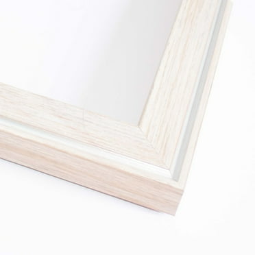 38x26 Frame White Solid Wood Picture Frame Width 1.25 Inches | Interior Frame Depth 0.6875 Inches |
