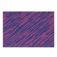 thumbnail image 1 of Pink Zebra Cutting Board, Retro Design Grunge Abstract Murky Zebra Stripes with Wavy 80s Style, Decorative Tempered Glass Cutting and Serving Board, Small Size, Cobalt Blue Fuchsia, by Ambesonne, 1 of 1
