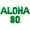 Green, variant on Letter Balloons - ALOHA 80 16" Inch Alphabet Letters Foil Mylar Balloon 80th Birthday Party Banner (Gold)