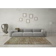 thumbnail image 3 of Ahgly Company Indoor Rectangle Abstract Turquoise Blue Modern Area Rugs, 8' x 10', 3 of 4