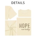 thumbnail image 7 of XCHQRTI Nope Not Today Womens Graphic Shirt Inspirational Plus Size Tees Short Sleeve Summer Casual Tops, 7 of 7