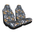 thumbnail image 2 of Naloa Llama and Cactus Car Seat Covers 2PCs Front Car Seat Covers Universal fit for Most Cars SUVs and Trucks - 1, 2 of 5