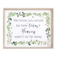 thumbnail image 1 of Memorial Wedding Sign, Watercolor Eucalyptus Greenery Print on Textured Thick Cardstock Paper, In Memory of Loved Ones, We Know You Would Be Here Today Table Signs, 1 of 1