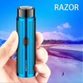 thumbnail image 4 of Mini Cordless Electric Shaver for Men, USB Rechargeable Beard Trimmer Travel Razor for Face & Body Grooming, 4 of 5