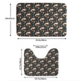 thumbnail image 3 of Yiaed Cute Alpaca Print Bathroom Mat Set 2 Pieces Mat Anti-Skid Pad Ultra Soft and Absorbent Bathroom Bath Mat Contour Bath Rugs for Toilet Base, 3 of 6