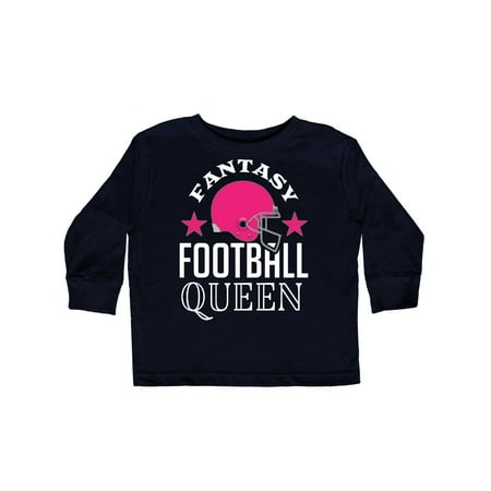 

Inktastic Fantasy Football Queen Gift Toddler Toddler Girl Long Sleeve T-Shirt