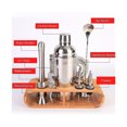 thumbnail image 4 of 12 Piece Cocktail Shaker and Shaker Set, Muddler, Martini Strainer, Bartender Kit, Spirits Maker, Bar, 4 of 8
