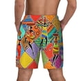 thumbnail image 4 of Haiem Dancing African Womans Men'S Quick-Dry Swim Trunks: Comfortable Beach Shorts With Mesh Lining And Pockets - Ideal For Swimming And Sunbathing 3x-Large, 4 of 9