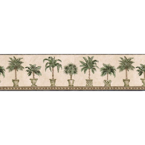 Bordure de Papier Peint Palmiers FF51015B
