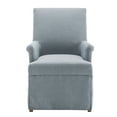 thumbnail image 2 of Wovenbyrd Lakeshore Classic Covered Dining Arm Chair - Light Blue, 2 of 5