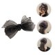 thumbnail image 5 of TEHAUX 1Ud Net Yarn Hair Clip Negro Ligero Con Moño Para Complemento De Peinado Fino, 5 of 8