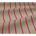 thumbnail image 4 of oneOone Cotton Jersey Light Beige Fabric Pin Stripe Craft Projects Decor Fabric Printed By The Yard 58 Inch Wide, 4 of 4